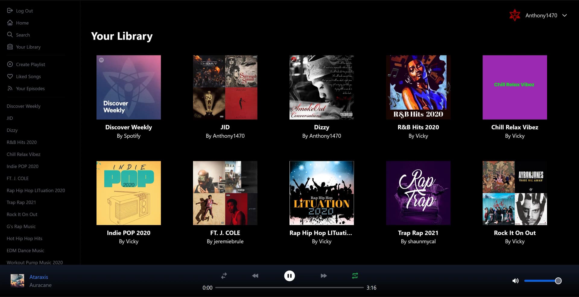 Spotify Controller Screenshot